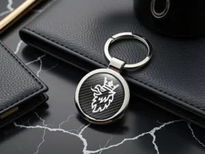 Saab Portachiavi Figo Metallo Inox dallo Stile Moderno